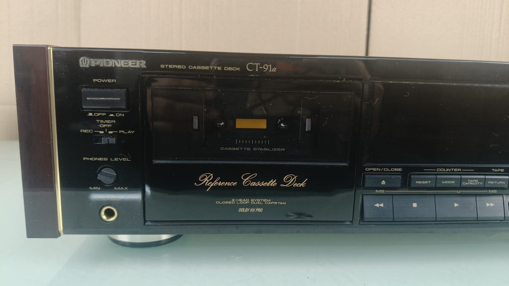 SERVICED PIONEER CT 91A STEREO CASSETTE DECK