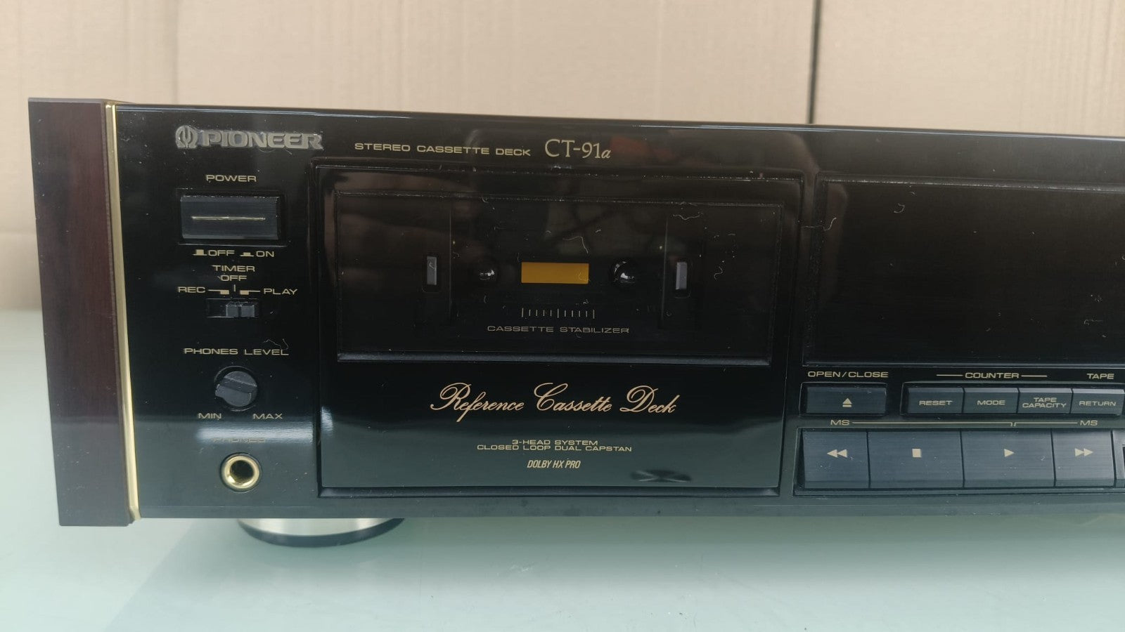 SERVICED PIONEER CT 91A STEREO CASSETTE DECK