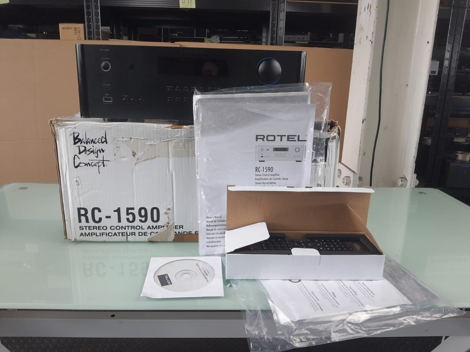 ROTEL RC 1590 STEREO CONTROL AMPLIFIER