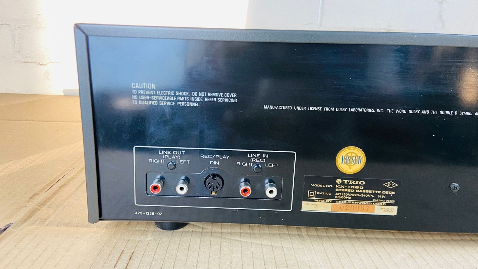 TRIO KX 1060 STEREO CASSETTE DECK