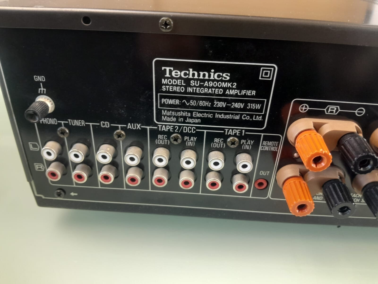 TECHNICS SU A900MK2 STEREO INTEGRATED AMPLIFIER