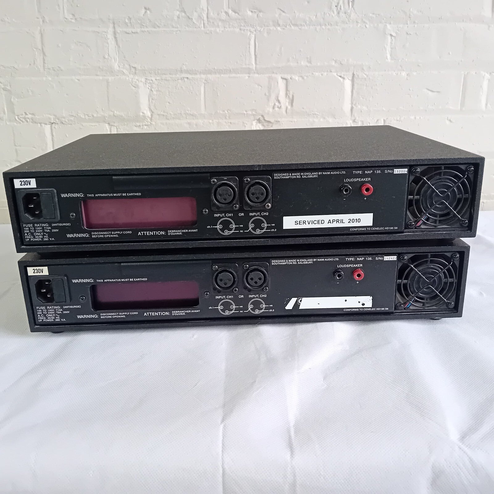 NAIM AUDIO NAP 135 MONOBLOCKS POWER AMPLIFIERS NAP135