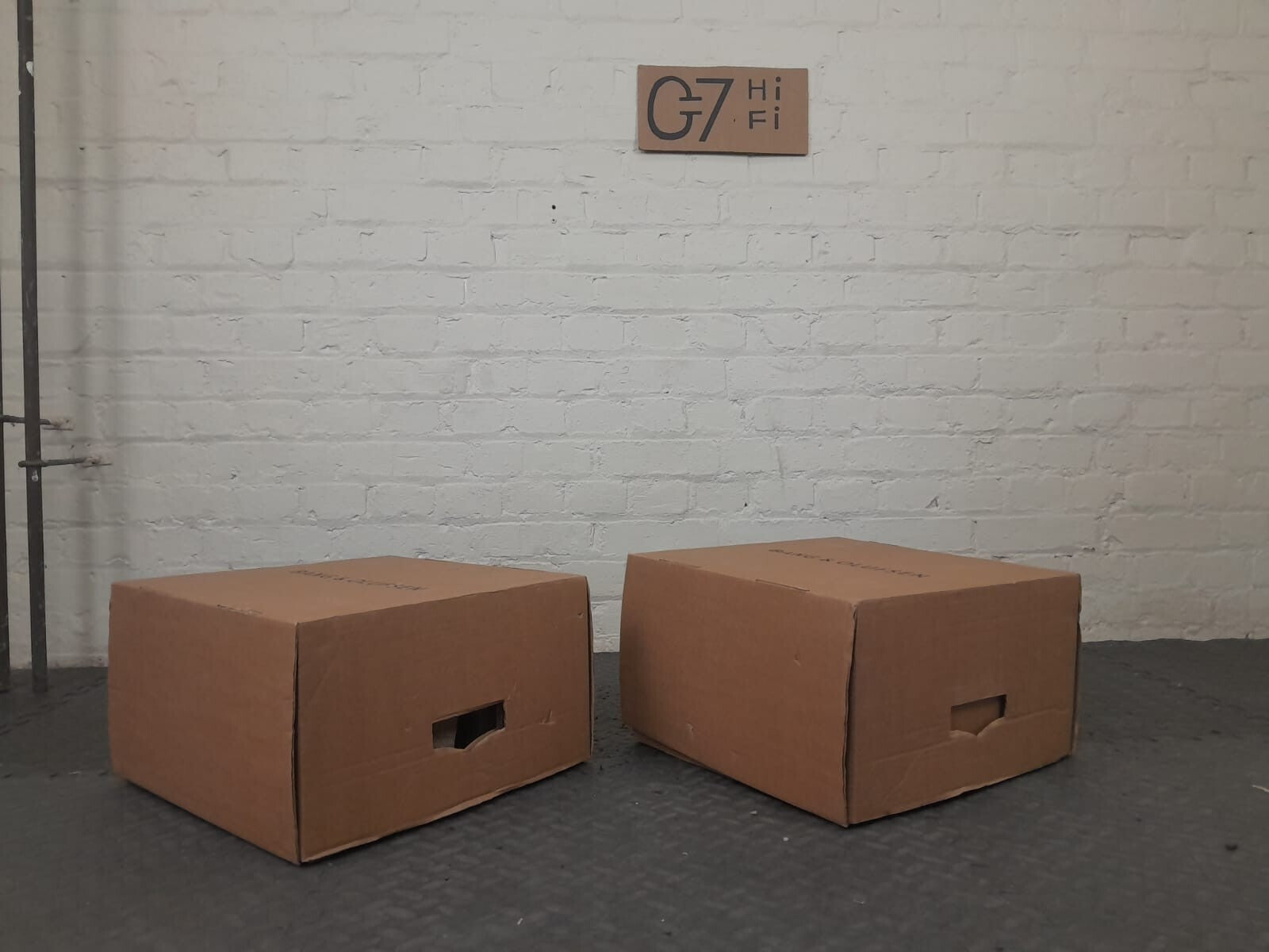 PAIR OF BANG & OLUFSEN B&O BEOLAB 28 SUBWOOFER EMPTY BOXES