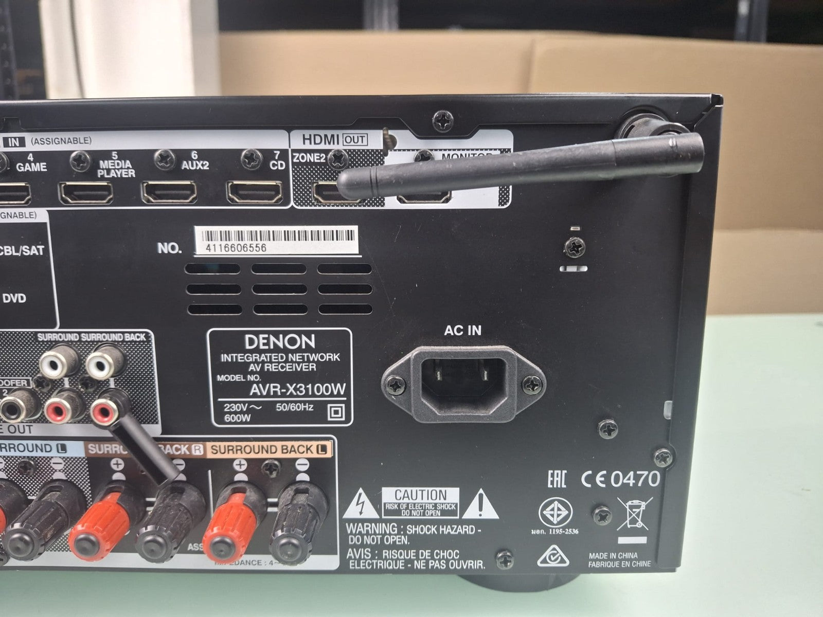 DENON AVR X3100W INTEGRATED NETWORK AV RECEIVER