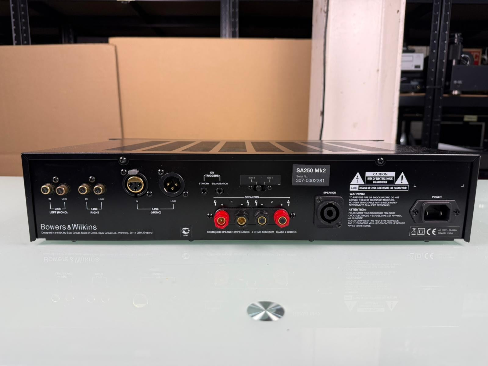 BOWERS & WILKINS B&W SA250 MK2 AMPLIFIER