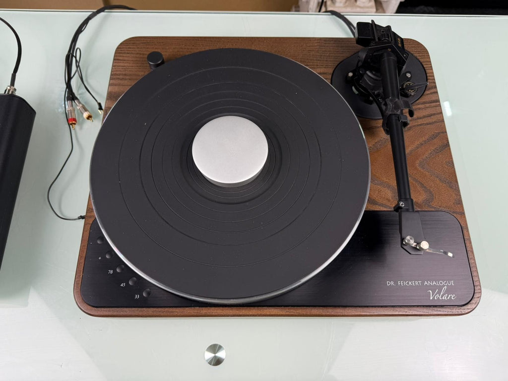 DR FEICKERT VOLARE TURNTABLE WITH ORACLE SME 345 TONEARM & POWER SUPPLY