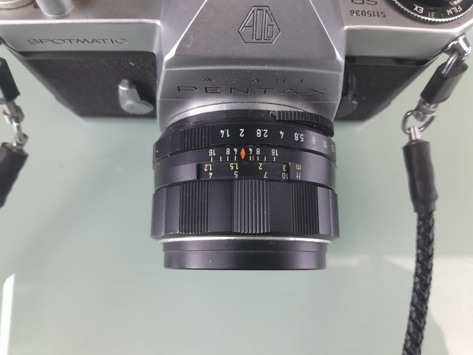ASAHI PENTAX SPOTMATIC SP II SLR CAMERA SUPER-MULTI-COATED TAKUMAR 1:1.4/50 LENS