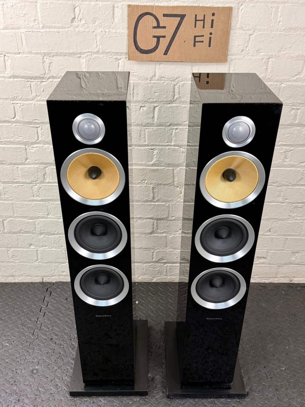 BOWERS & WILKINS B&W CM8 S2 FLOOR STANDING SPEAKERS #002