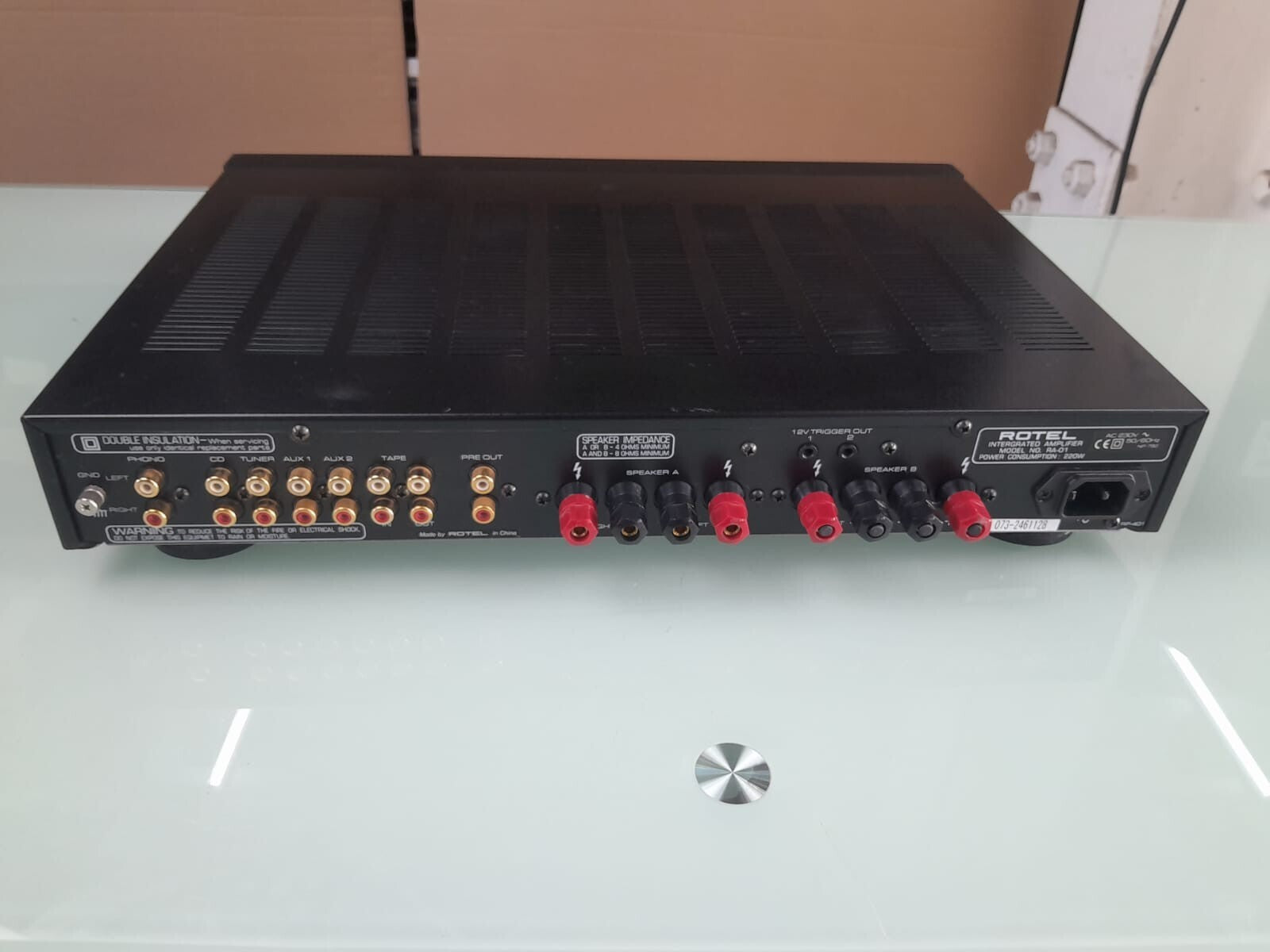 ROTEL RA 01 INTEGRATED AMPLIFIER
