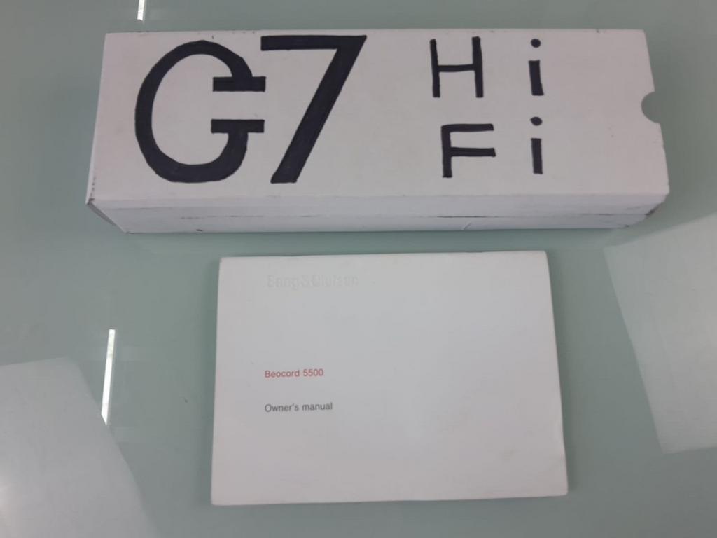 BANG & OLUFSEN B&O BEOCORD 5500 OWNER'S MANUAL