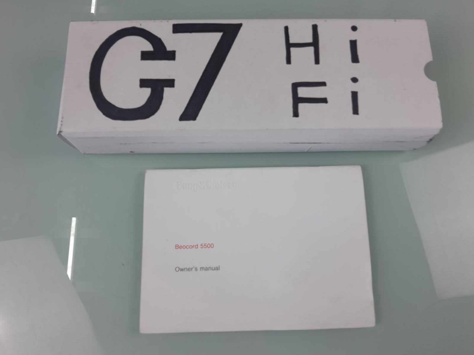 BANG & OLUFSEN B&O BEOCORD 5500 OWNER'S MANUAL