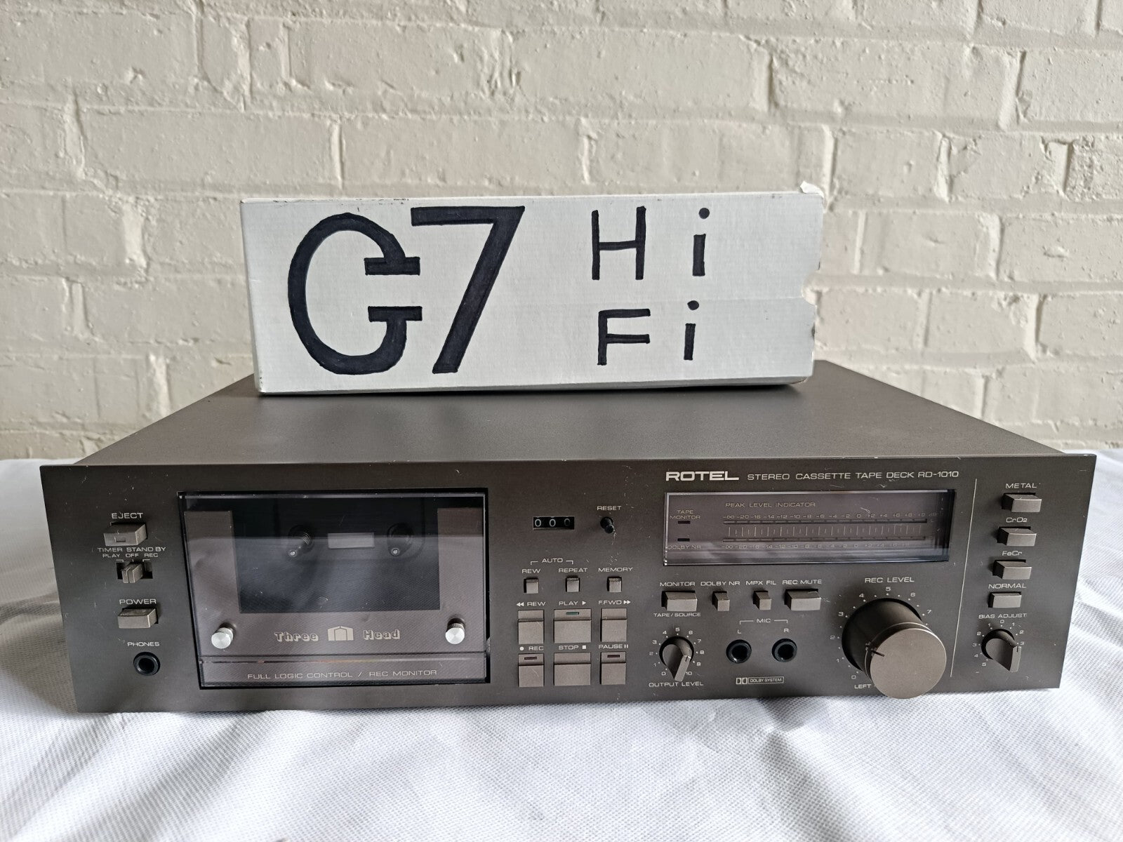 ROTEL RD 1010 STEREO CASSETTE TAPE DECK