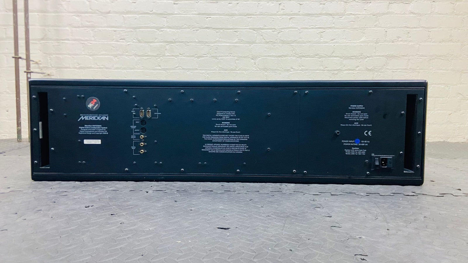 MERIDIAN DSP 5500 HC 24/96 CENTER SPEAKER BOOTHROYD STUART