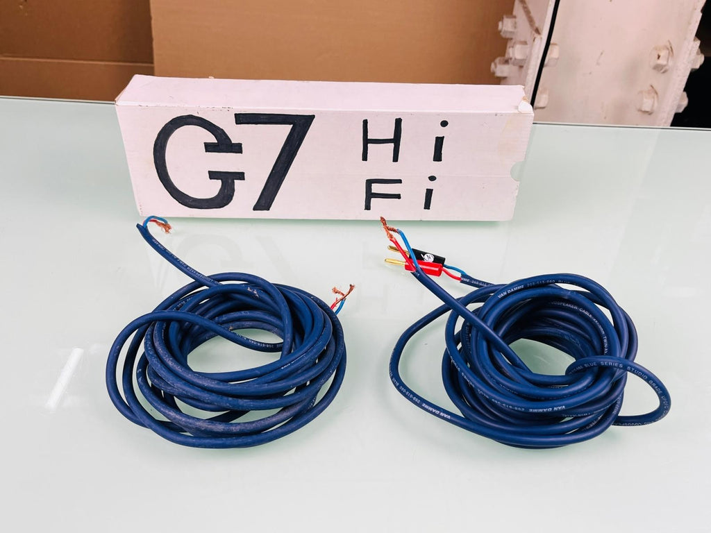 VAN DAMME BLUE SERIES STUDIO GRADE UPOFC CLASSIC PRO LOUDSPEAKER CABLES 2X1.5MM