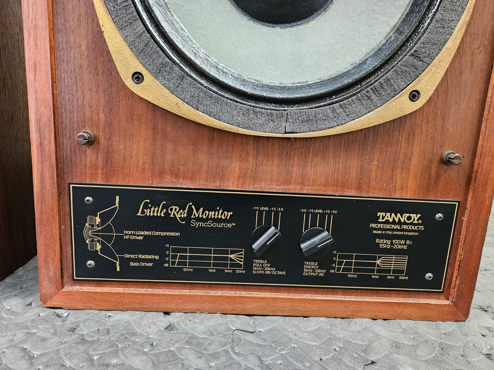 TANNOY LITTLE RED MONITOR SPEAKERS