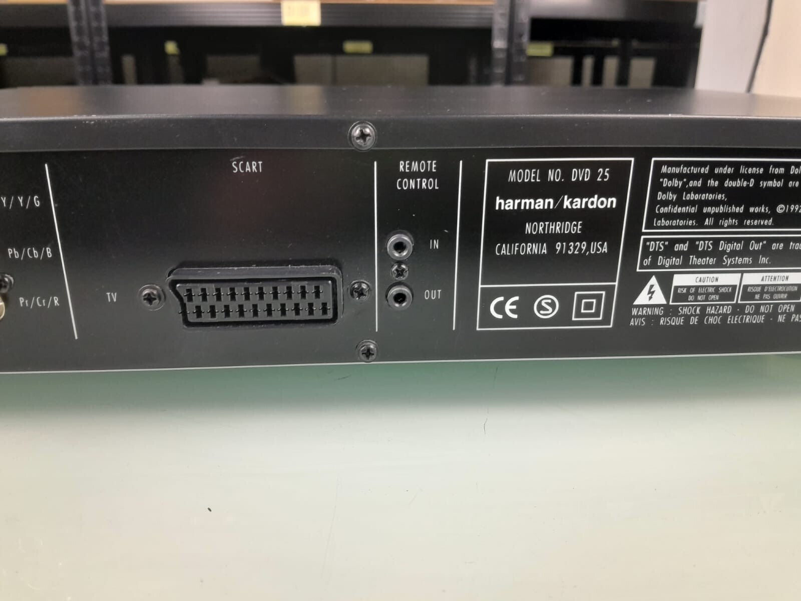 HARMAN KARDON DVD 25 DVD PLAYER