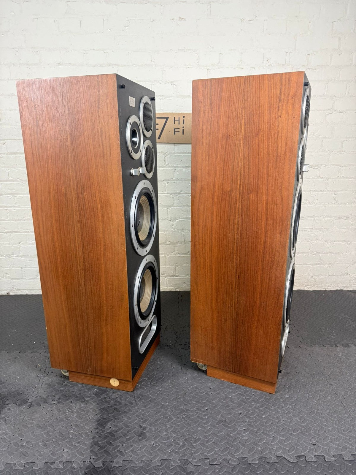 LEGENDARY SUPER RARE WHARFEDALE E90 FLOOR STANDING SPEAKERS