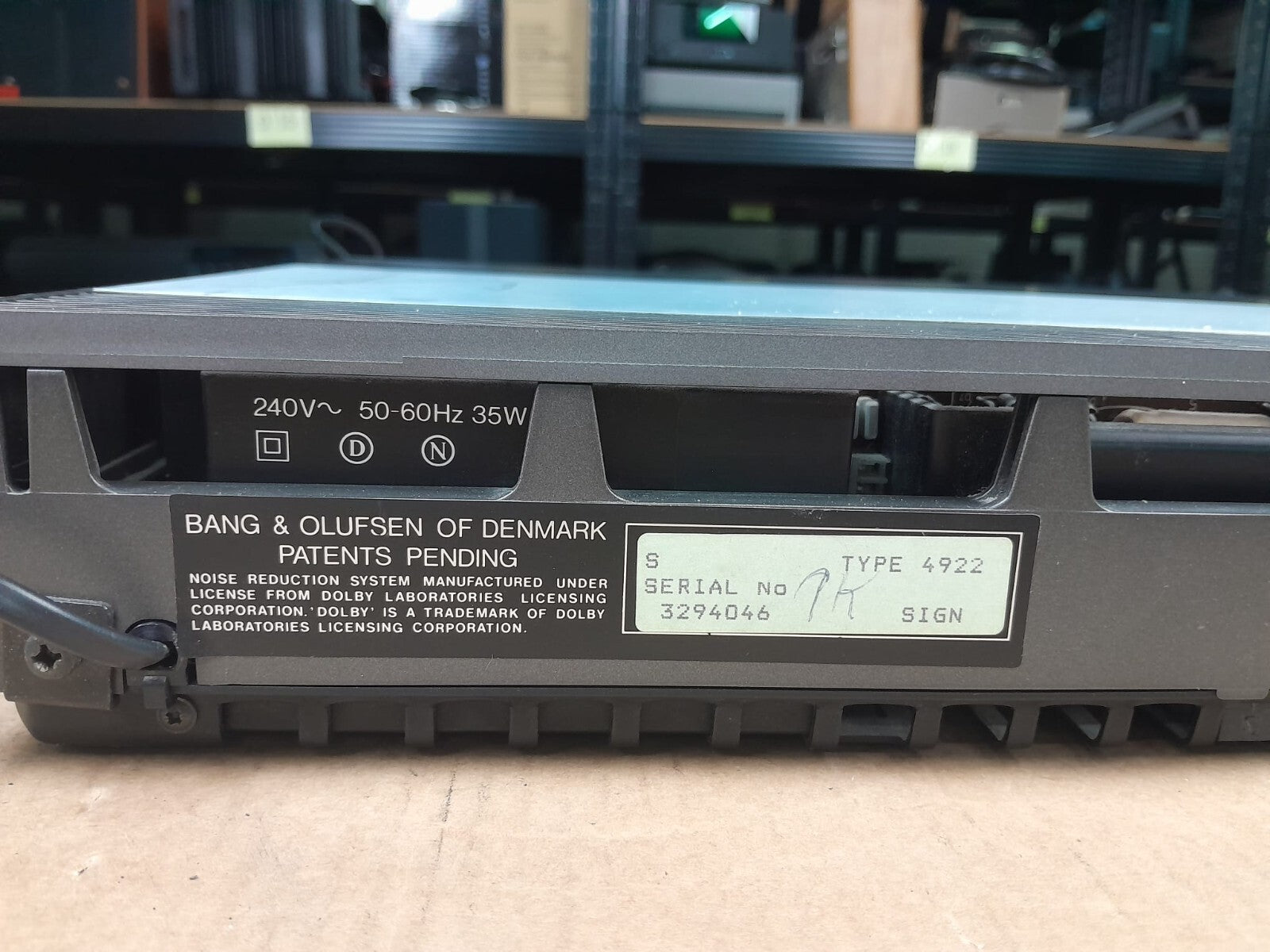 Bang & Olufsen B&O Beocord 5000 Cassette Tape Deck #002