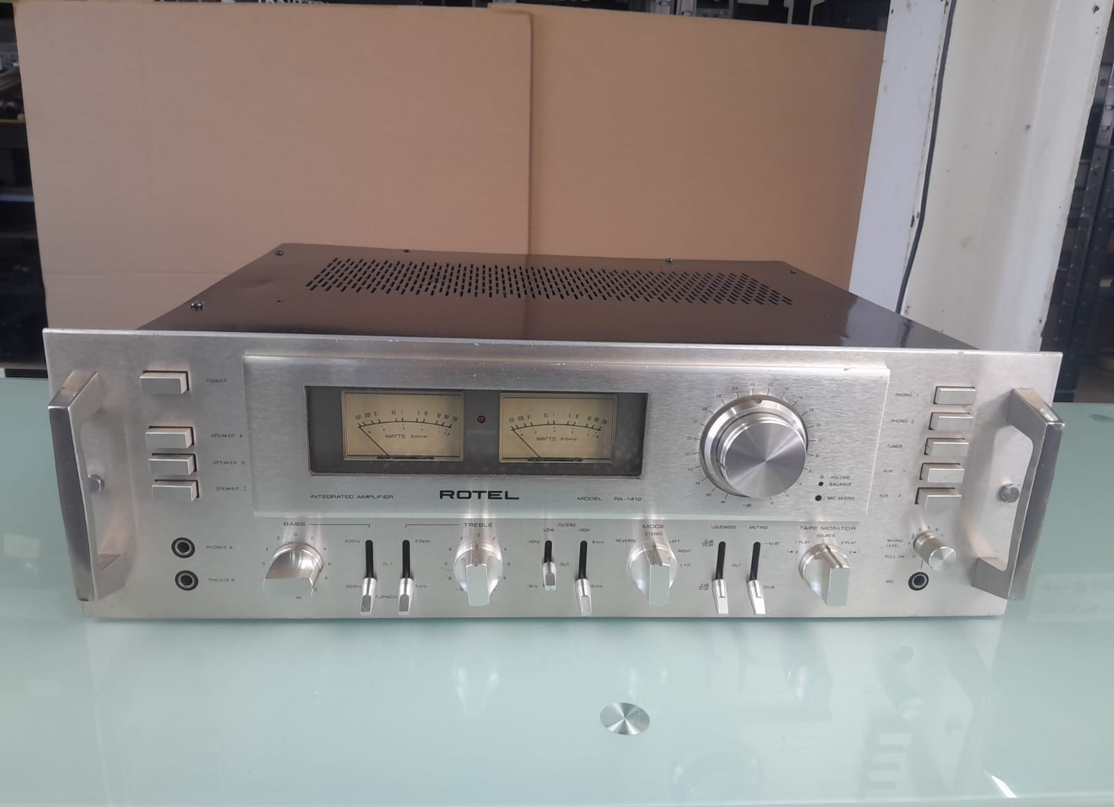 SERVICED ROTEL RA 1412 INTEGRATED AMPLIFIER