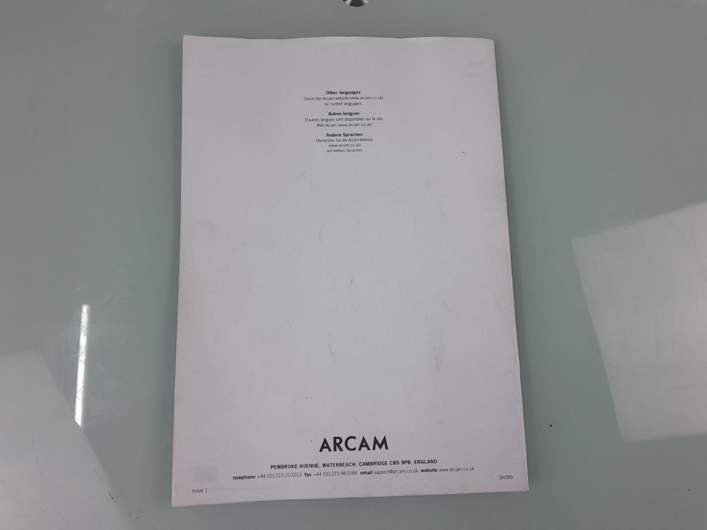 ARCAM CD72 CD92 CD PLAYER MANUAL / HANDBOOK
