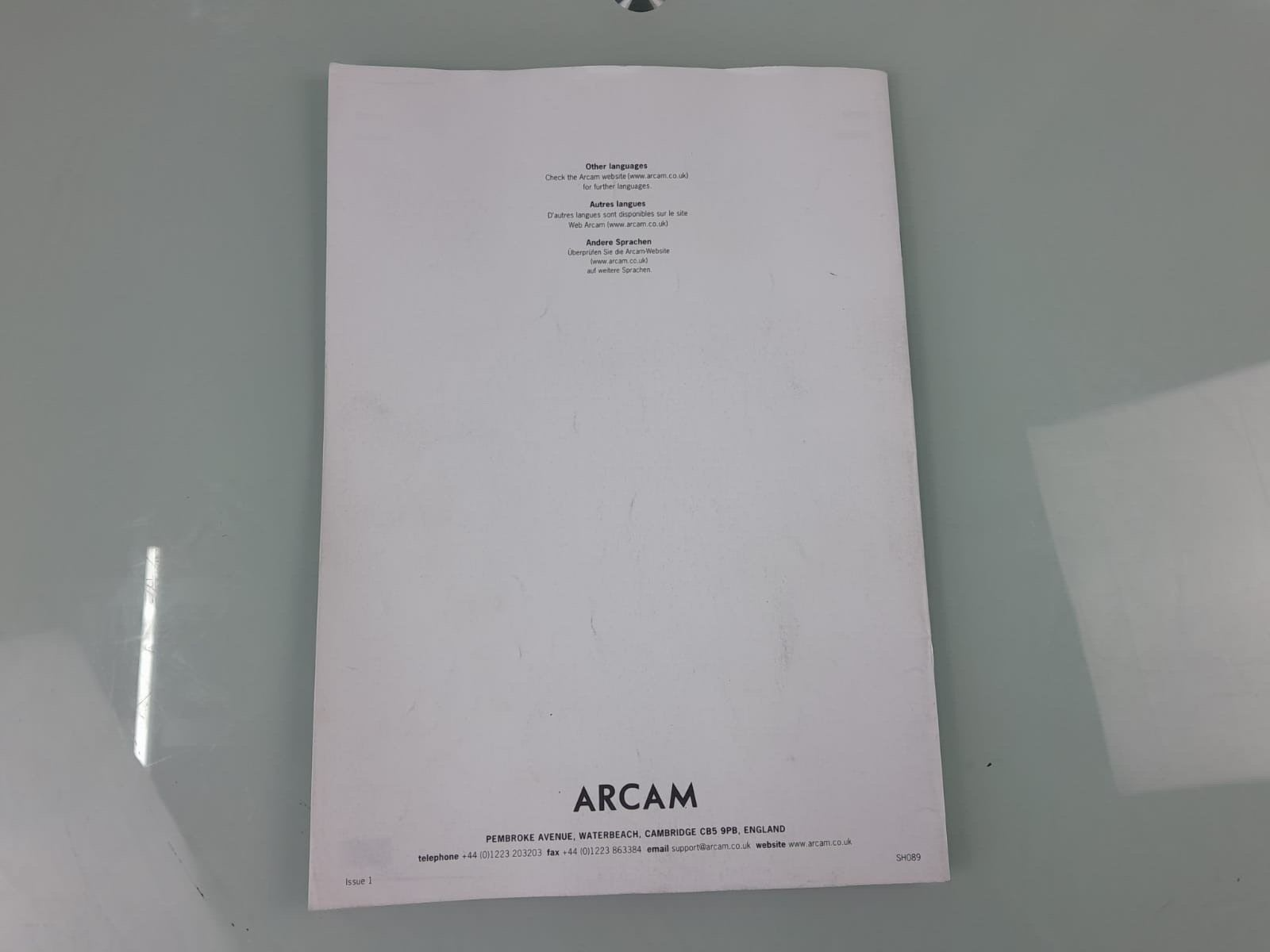 ARCAM CD72 CD92 CD PLAYER MANUAL / HANDBOOK