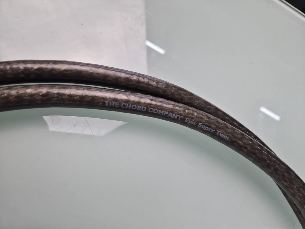THE CHORD COMPANY EPIC SUPER TWIN SPEAKER CABLES
