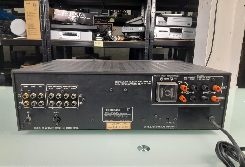 TECHNICS SU 8077K STEREO INTEGRATED AMPLIFIER