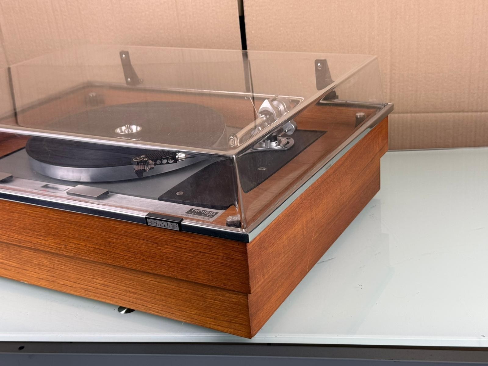 SERVICED THORENS TD 125 TURNTABLE WITH SME 3009 TONEARM
