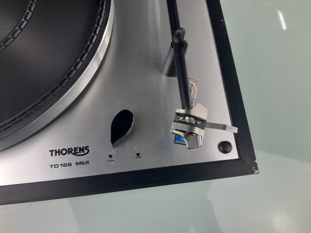 THORENS TD 166 MKII AUDIO TECHNICA CARTRIDGE TURNTABLE