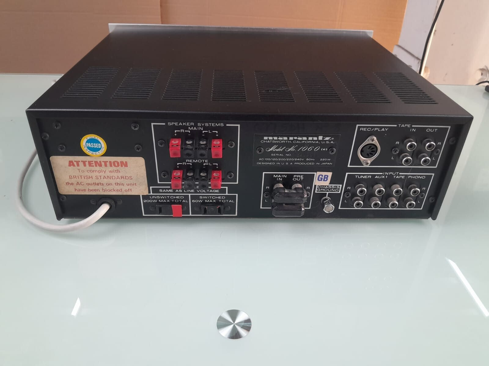 MARANTZ 1060 STEREO AMPLIFIER