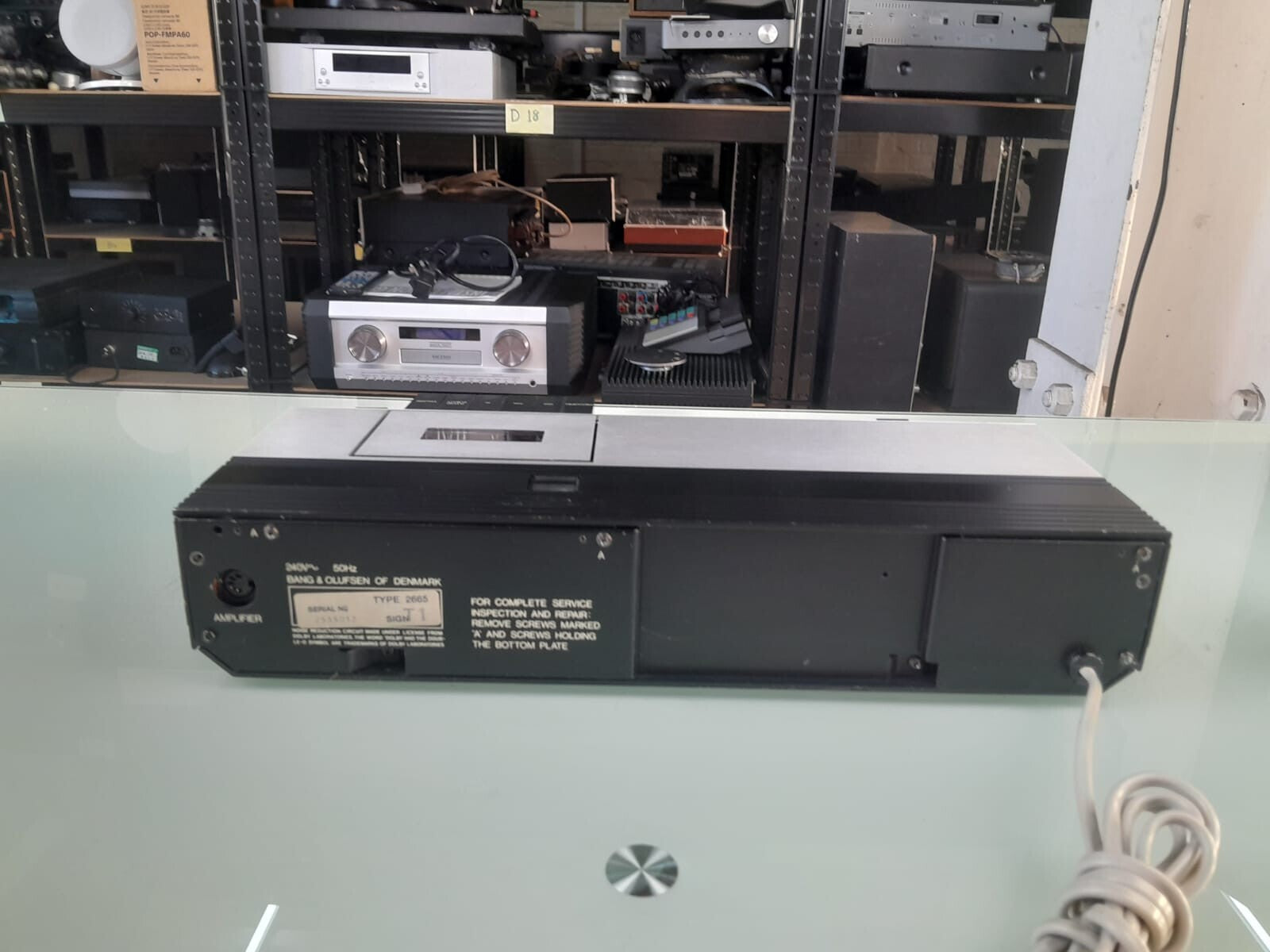 SERVICED BANG & OLUFSEN B&O BEOCORD 2400 CASSETTE DECK