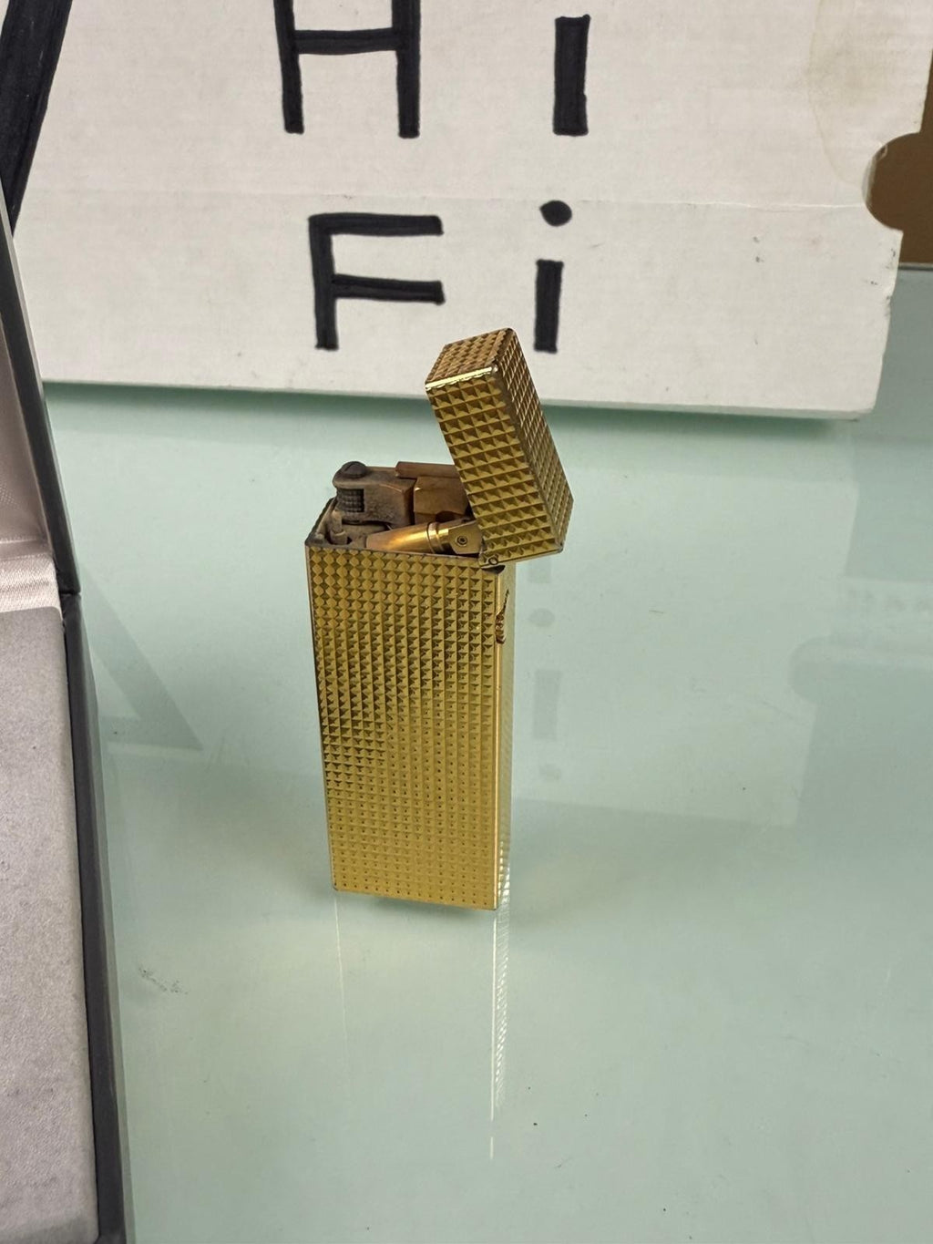 DUNHILL ROLLAGAS TONE POCKET LIGHTER GOLD