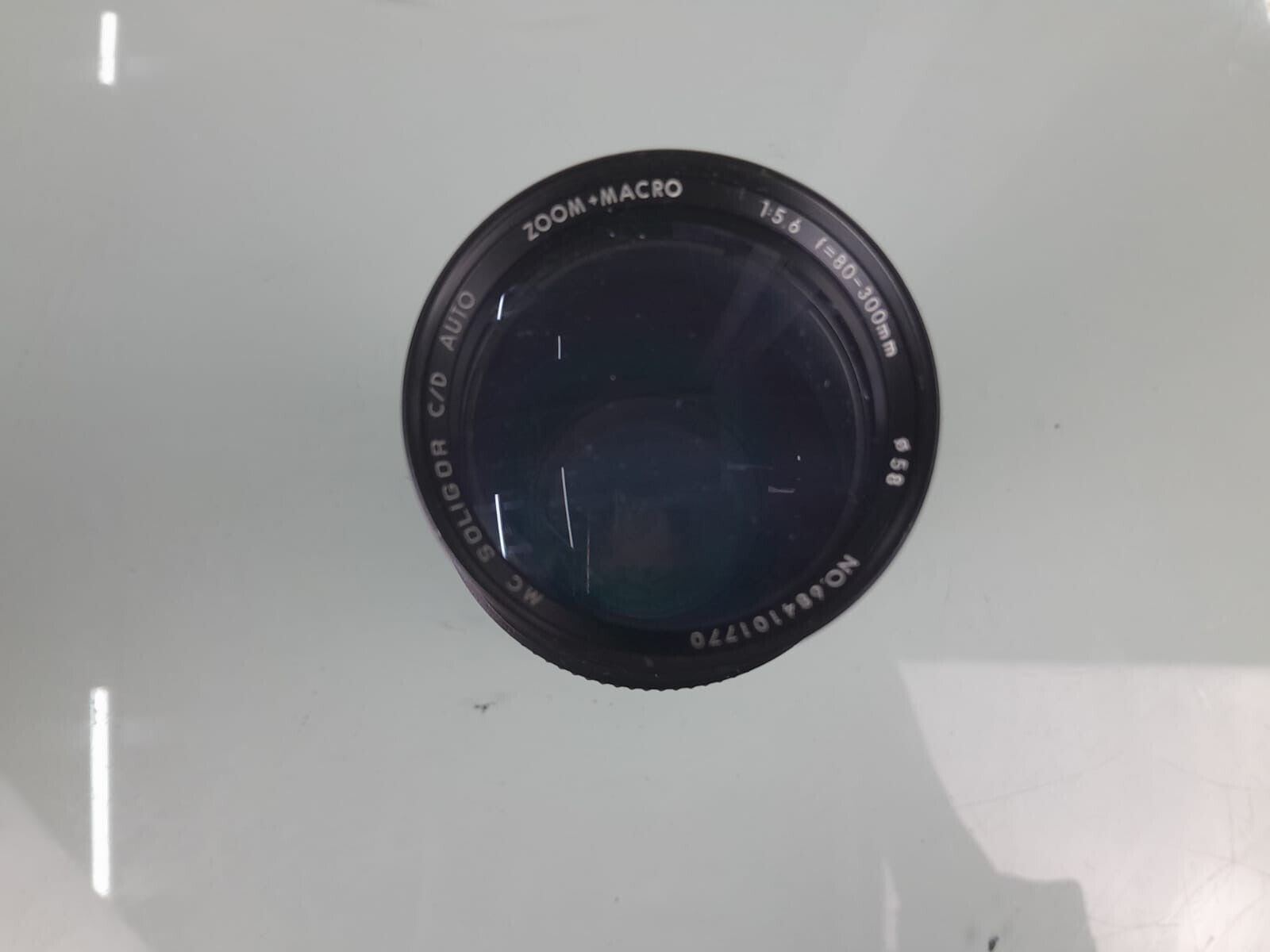 SOLIGOR ZOOM + MACRO 80 - 300MM F/ 5.6 MC C/D AUTO CAMERA LENS