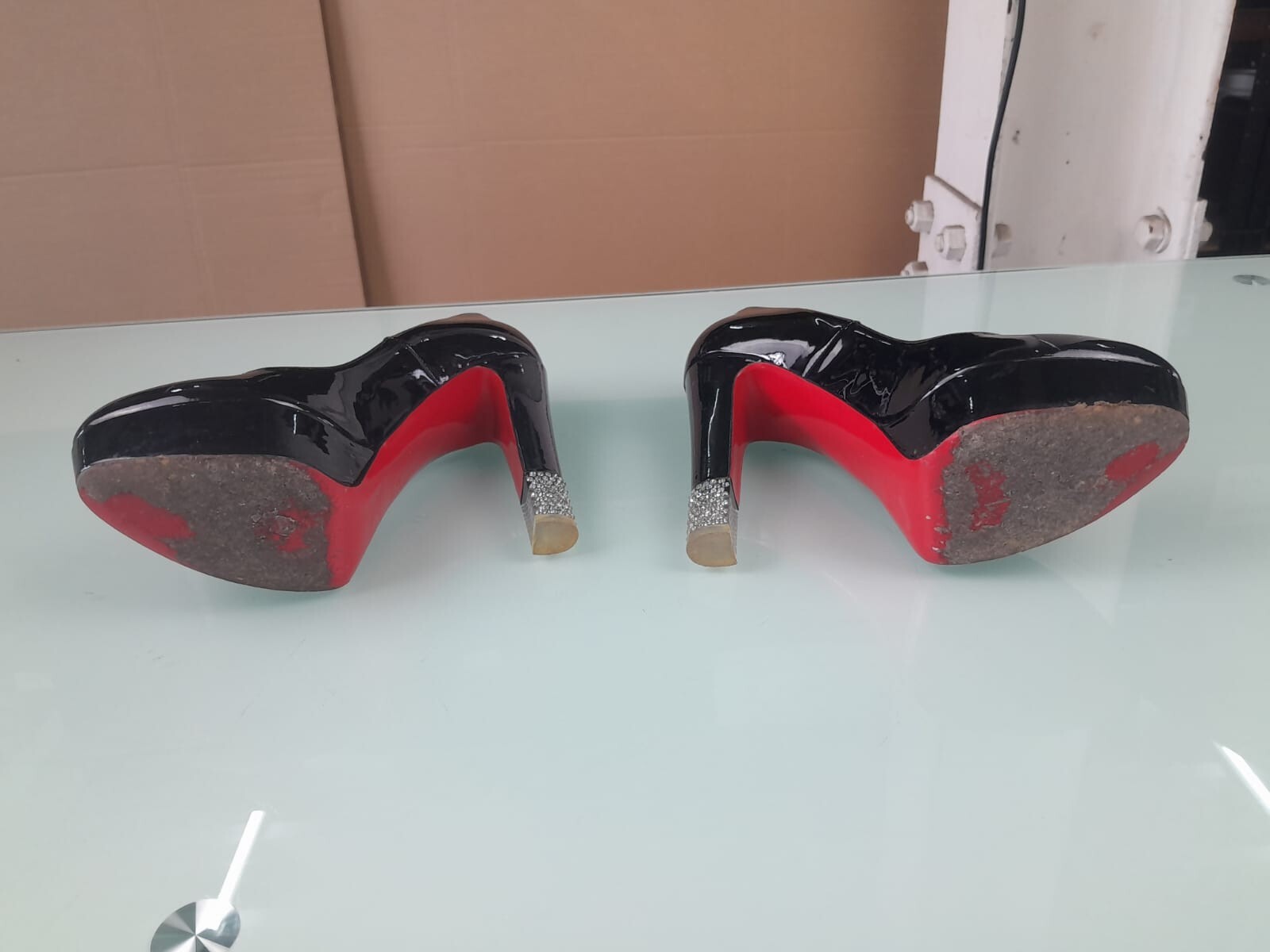 CHRISTIAN LOUBOUTIN LADY HIGH HEEL SHOES