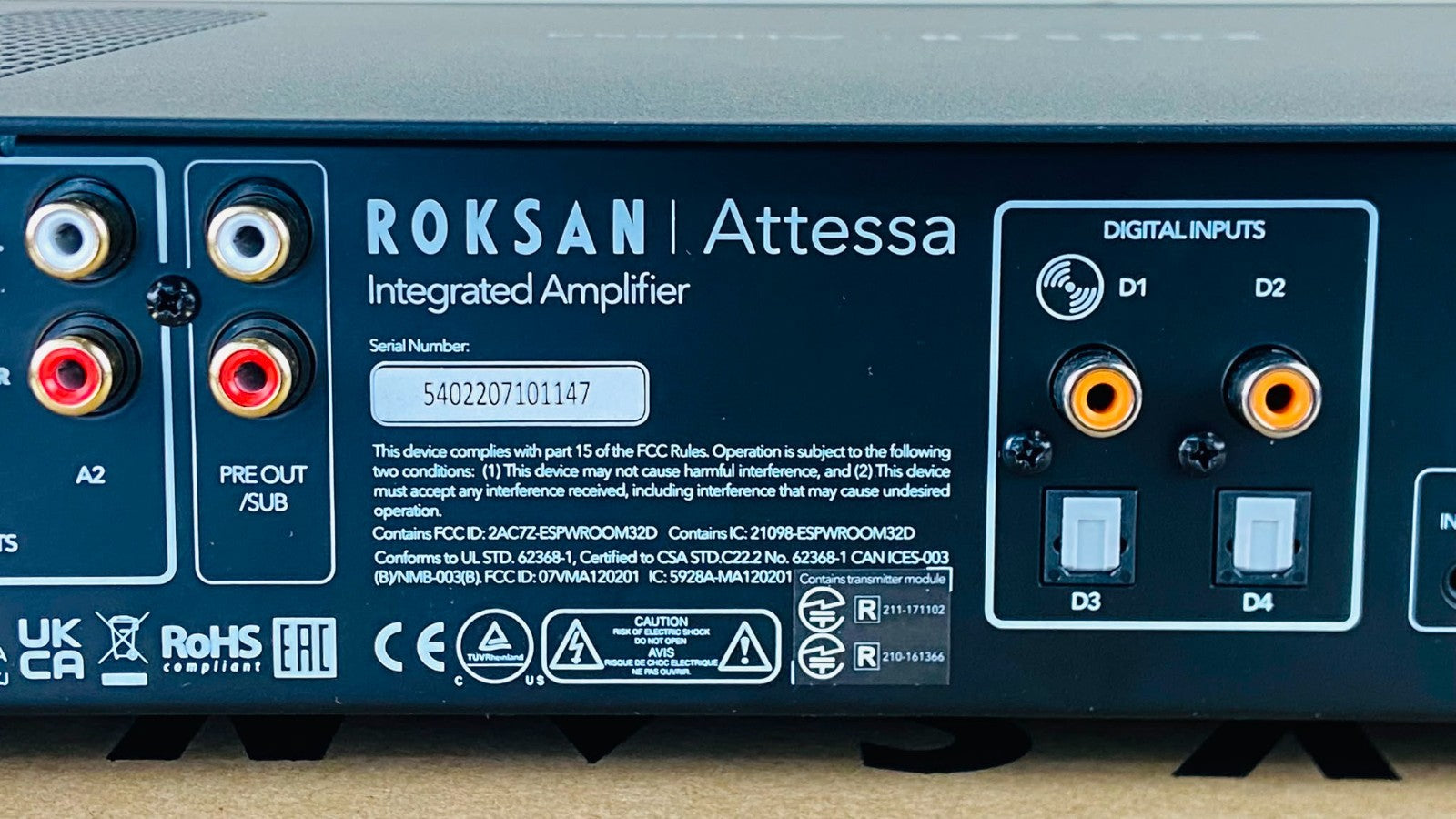 BRAND NEW ROKSAN ATTESSA INTEGRATED AMPLIFIER