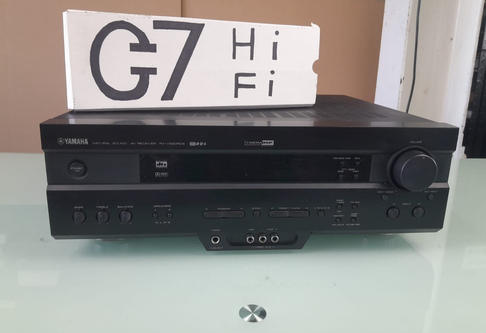 YAMAHA RX V420RDS NATURAL SOUND AV RECEIVER