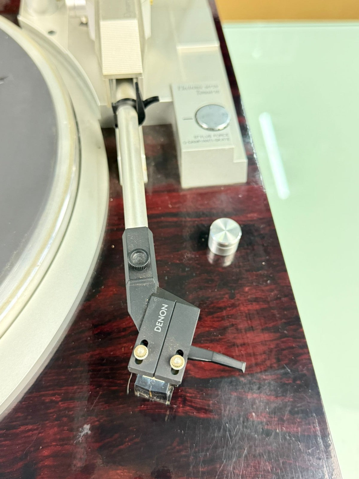 DENON DP 47F TURNTABLE DYNAMIC SERVO TRACER TONEARM