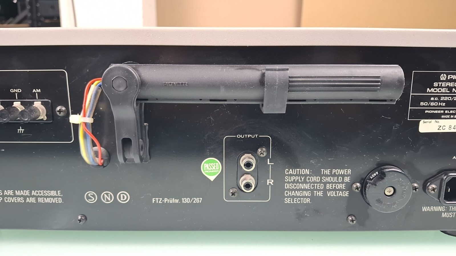 PIONEER TX 606 STEREO TUNER