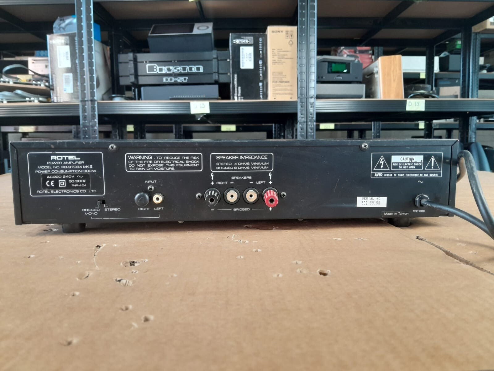 Rotel RB-970BX MK II Power Amplifier