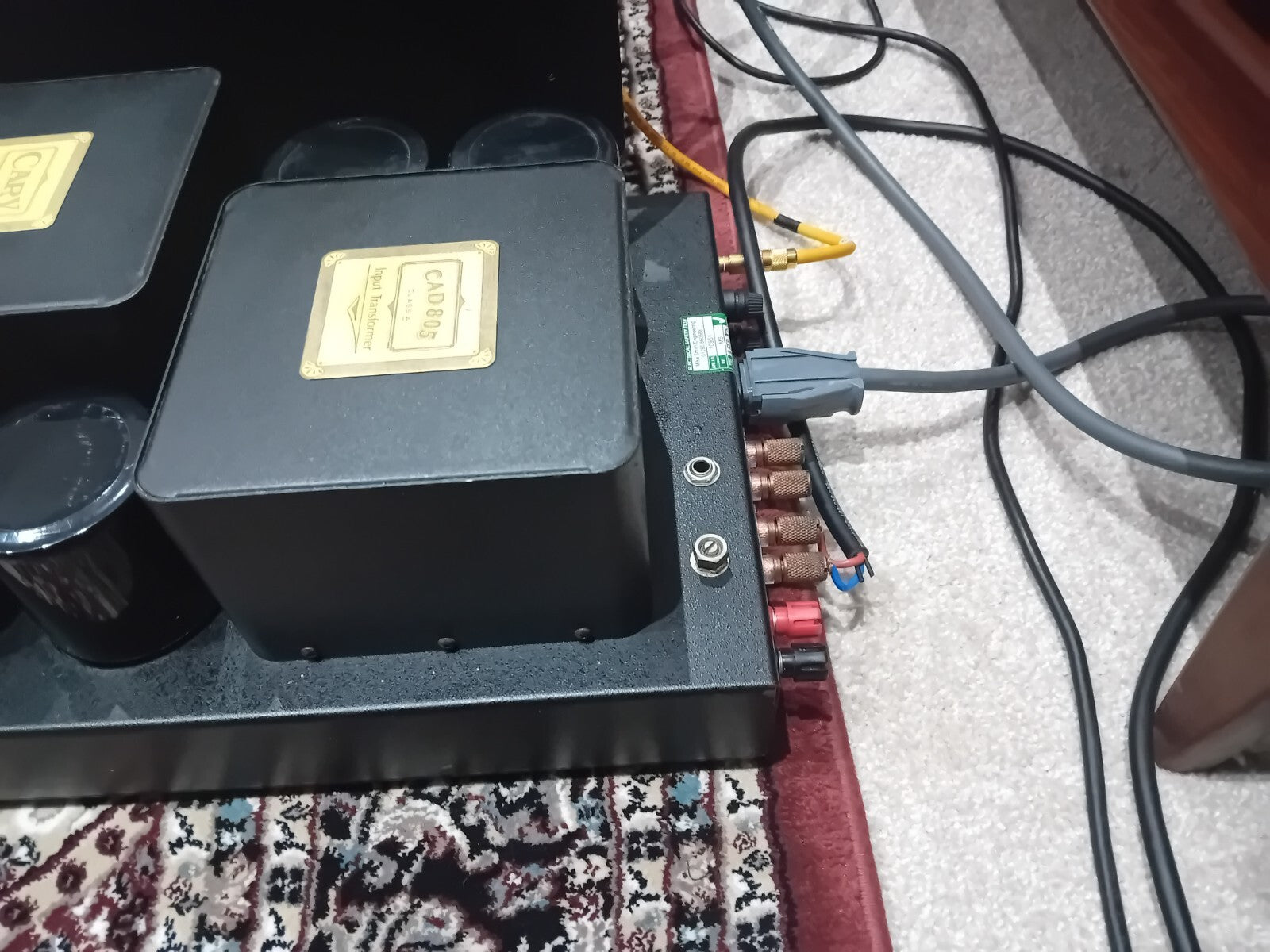Cary CAD 805 triode output monaural tube valve power amplifiers mono blocks