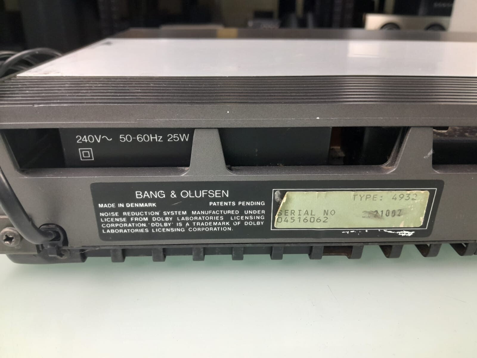 BANG & OLUFSEN B&O BEOCORD 5500 CASSETTE TAPE DECK
