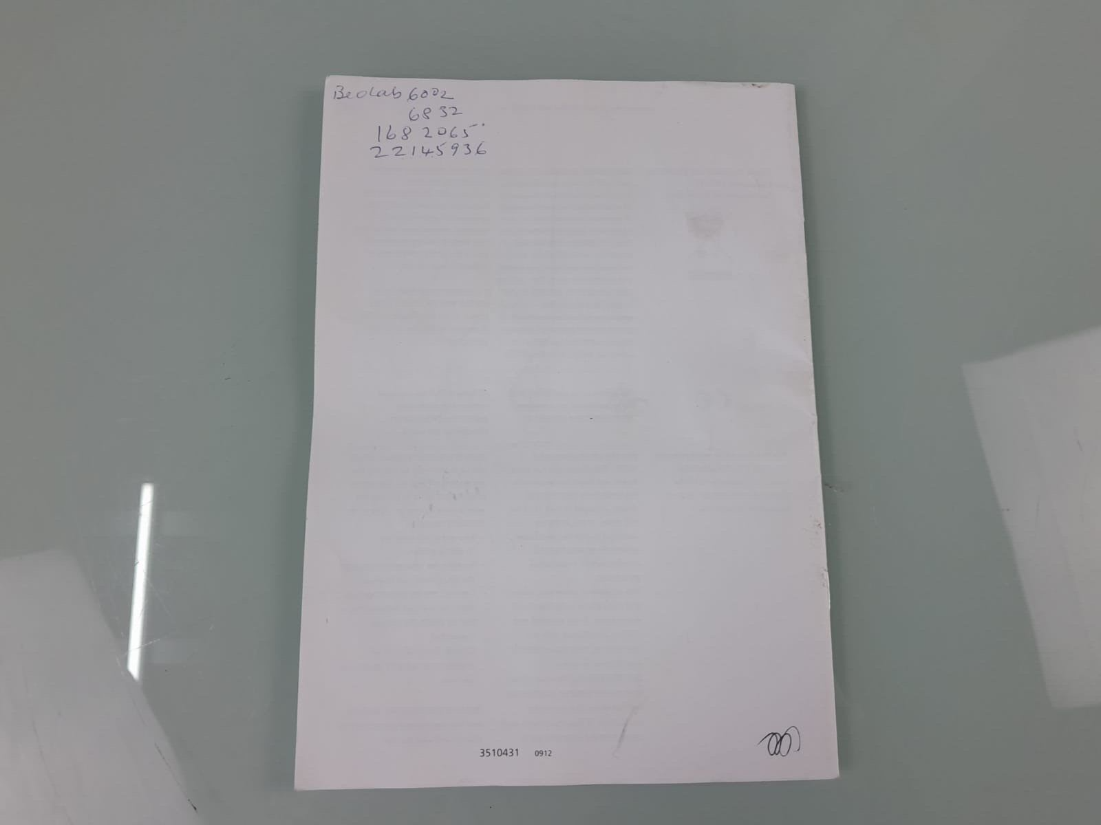 BANG & OLUFSEN B&O BEOLAB 11 SUBWOOFER GUIDE / MANUAL