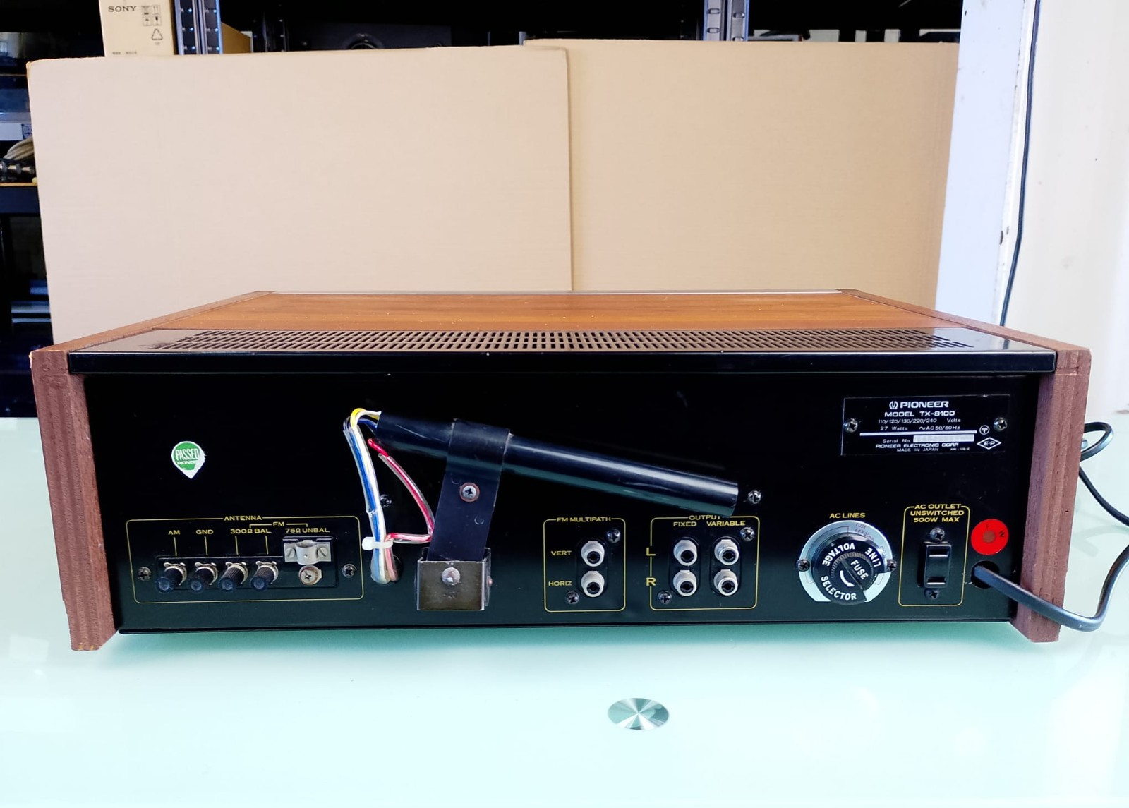 PIONEER TX 8100 STEREO TUNER
