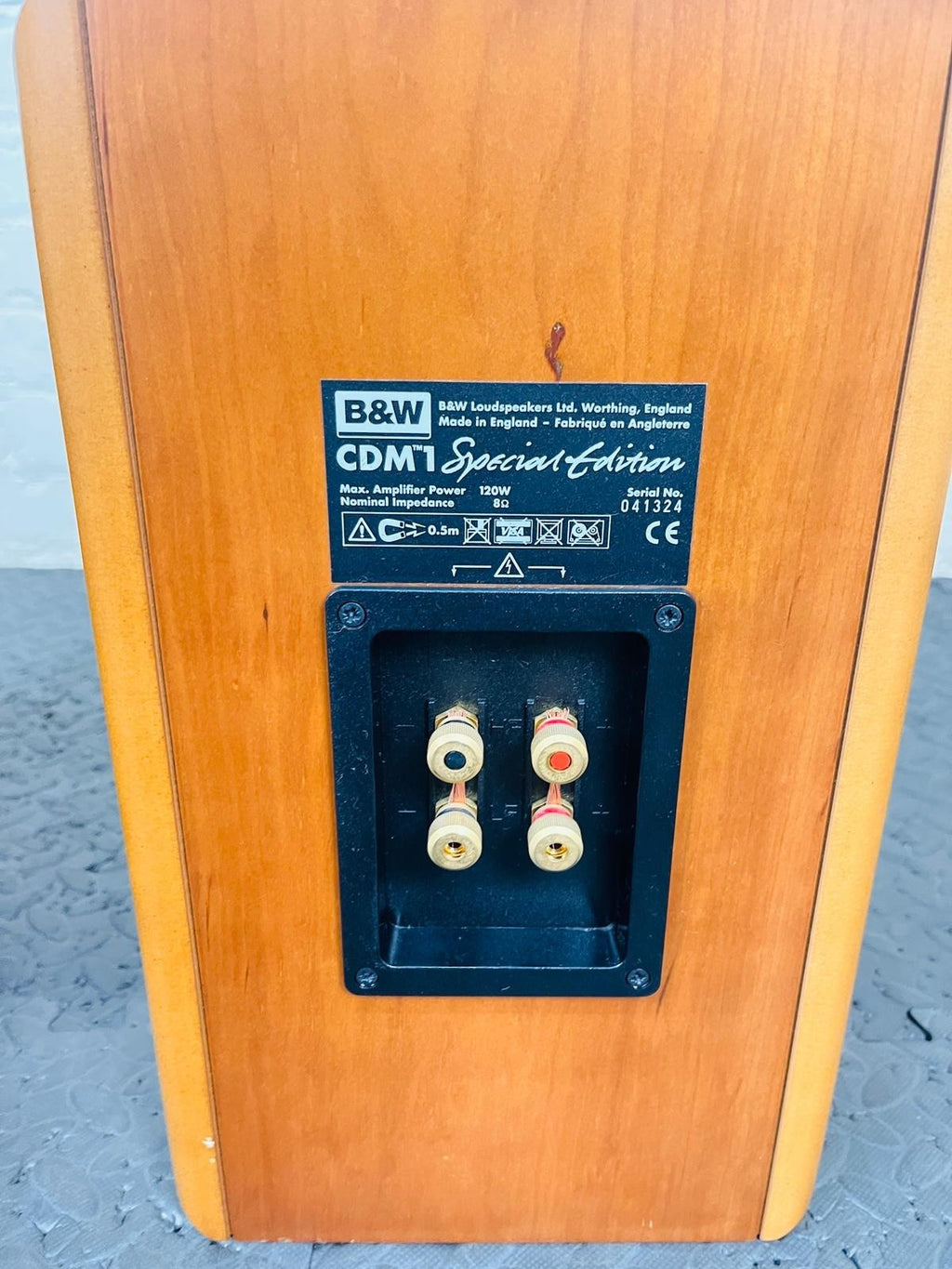 B&W BOWERS & WILKINS CDM 1 SE SPECIAL EDITION SPEAKERS