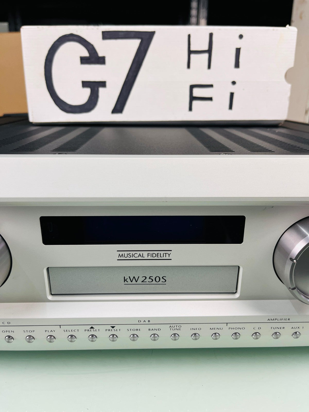 MUSICAL FIDELITY KW 250S AMPLIFIER - CD PLAYER- DAB / FM TUNER