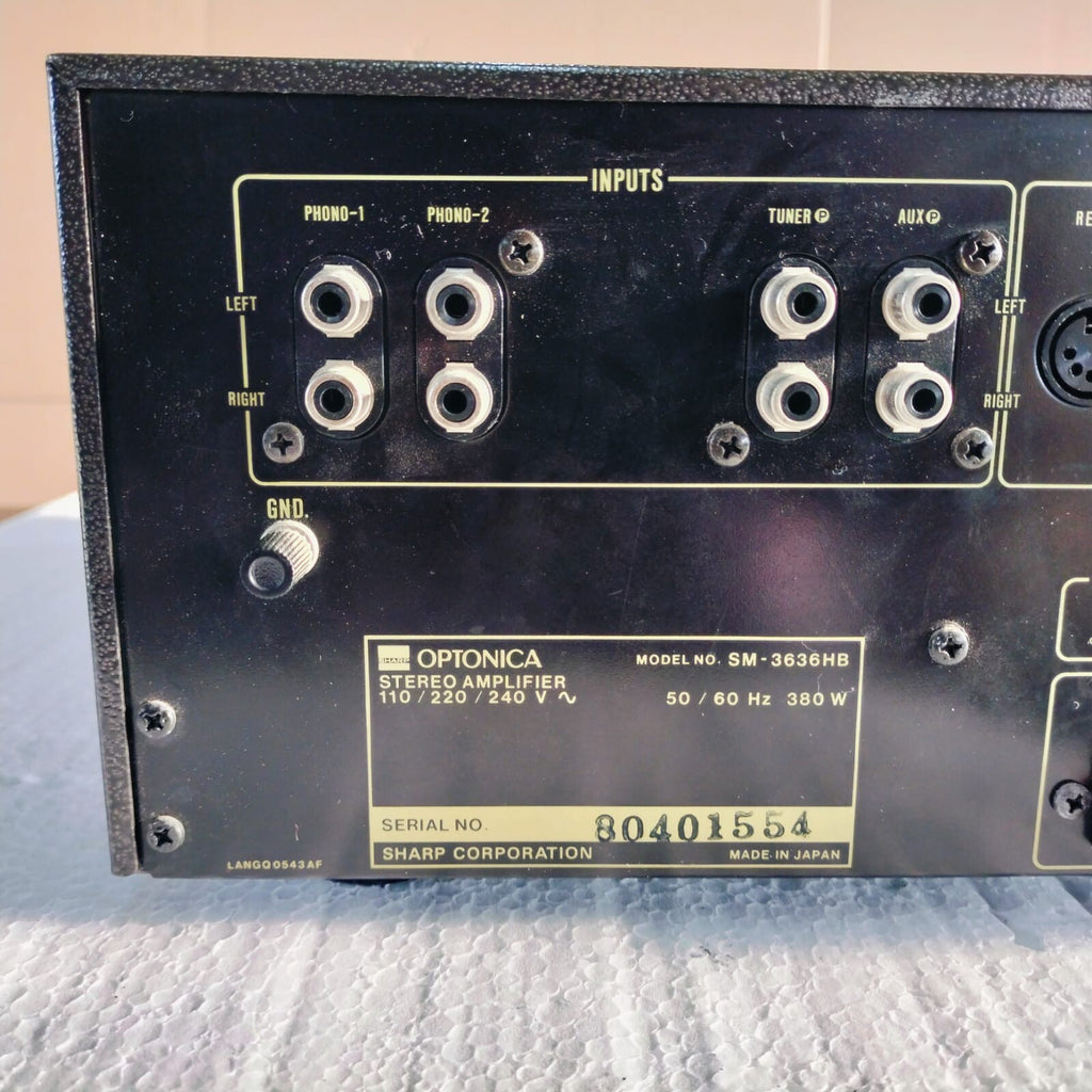 OPTONICA SM 3636 STEREO AMPLIFIER