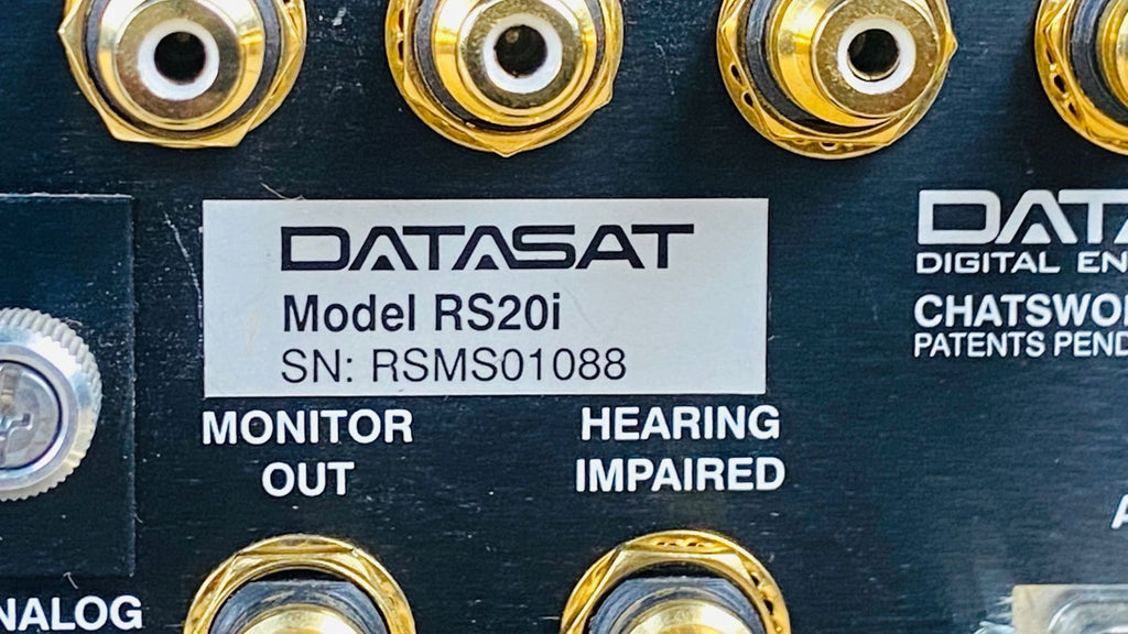 DATASAT RS20i 16-channel surround sound processor HOME CINEMA