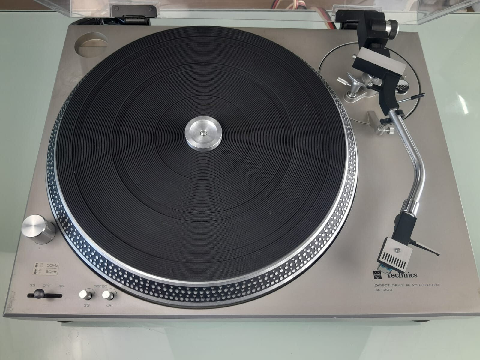 TECHNICS SL 1200 DIRECT DRIVE TURNTABLE ORTOFON M 15 E SUPER