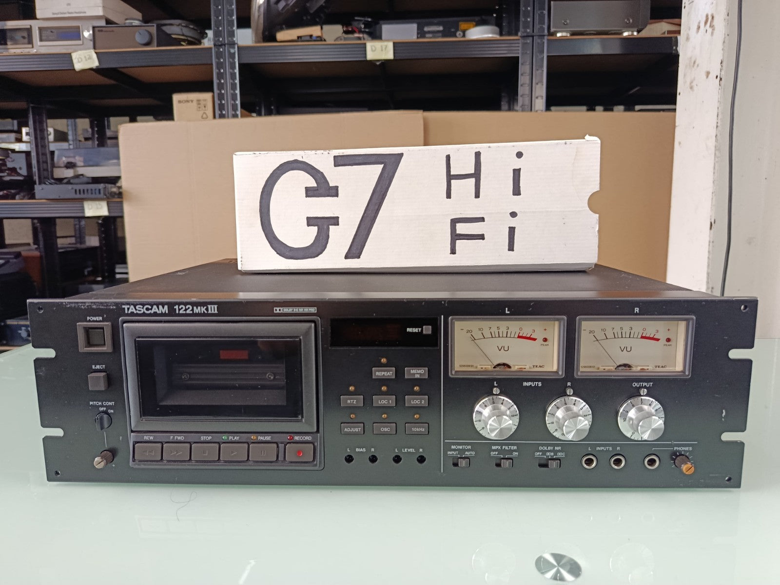 TASCAM 122 MKIII CASSETTE DECK