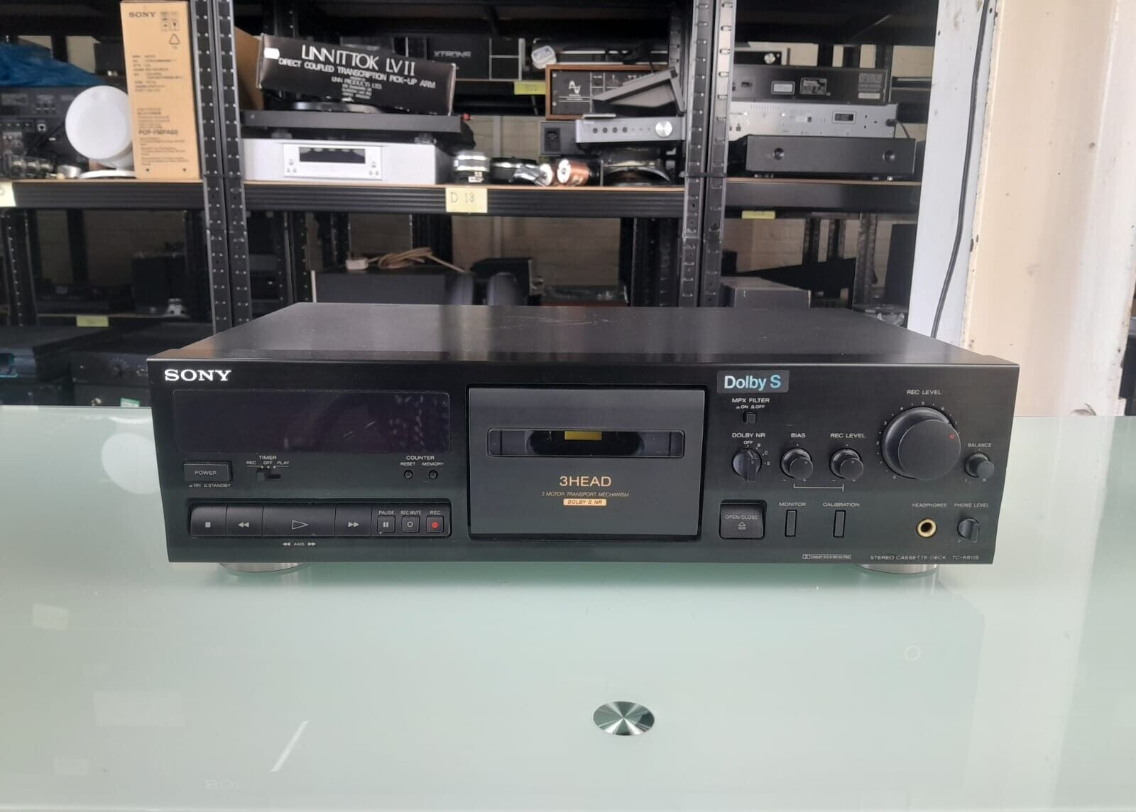 SERVICED SONY TC K611S STEREO CASSETTE DECK
